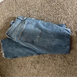 Agolde high waisted straight leg jeans